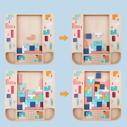 2-in-1 Magic Cube Puzzle Board for Kids