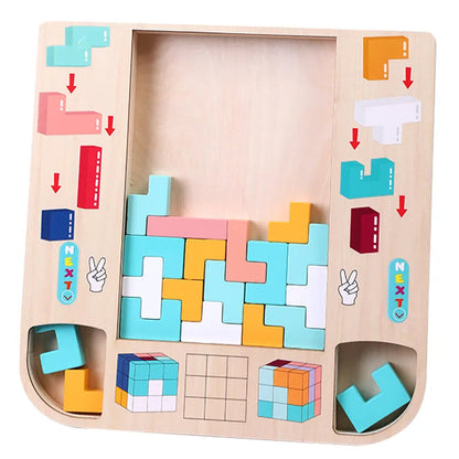 2-in-1 Magic Cube Puzzle Board for Kids